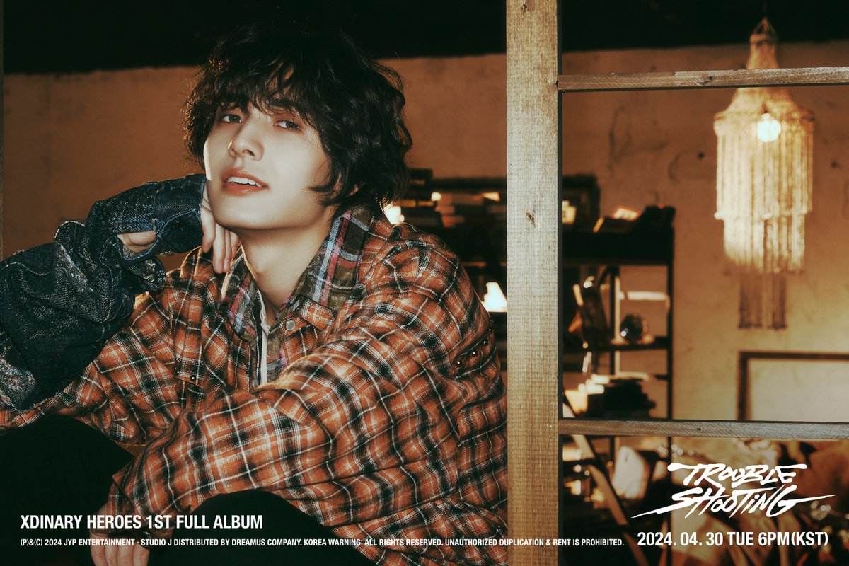 XH_official's tweet image. Xdinary Heroes
1st Full Album &amp;lt;Troubleshooting&amp;gt;
🎯Concept Photo
#주연 #Jooyeon
 
ALBUM RELEASE🔽
2024.04.30 (TUE) 6PM (KST)
🩹TITLE "어리고 부끄럽고 바보 같은"
 
#XdinaryHeroes #엑스디너리히어로즈
#Troubleshooting
#어리고_부끄럽고_바보_같은
#WE_ARE_ALL_HEROES