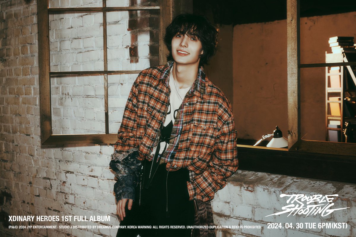 XH_official's tweet image. Xdinary Heroes
1st Full Album &amp;lt;Troubleshooting&amp;gt;
🎯Concept Photo
#주연 #Jooyeon
 
ALBUM RELEASE🔽
2024.04.30 (TUE) 6PM (KST)
🩹TITLE "어리고 부끄럽고 바보 같은"
 
#XdinaryHeroes #엑스디너리히어로즈
#Troubleshooting
#어리고_부끄럽고_바보_같은
#WE_ARE_ALL_HEROES