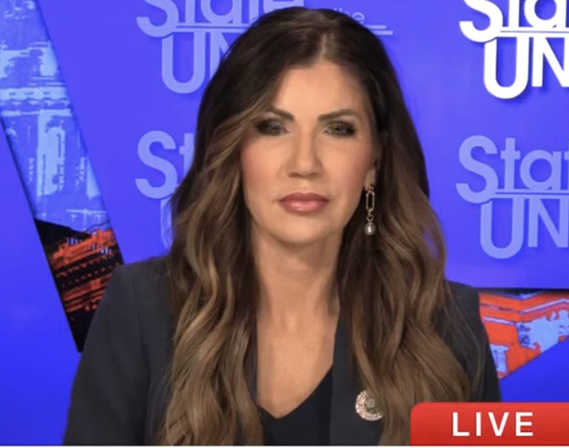 One thing @KristiNoem is right about on @CNNSOTU: 'This race is about people who love America and people who are trying to destroy America.' Said while refusing to say whether she would have certified the election in 2020.