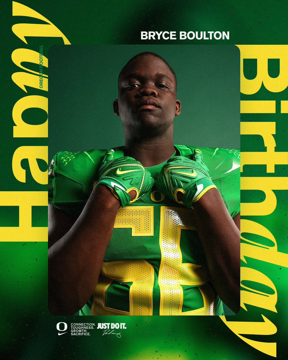 Wishing @BryceBoulton a happy birthday! #GoDucks