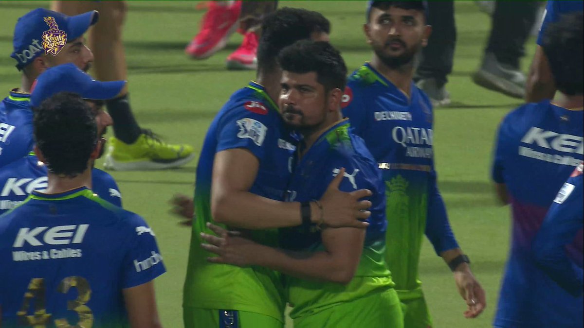 Karn Sharma was emotional after the match. 🥺💔 - We're proud of your efforts, Karn! 👏