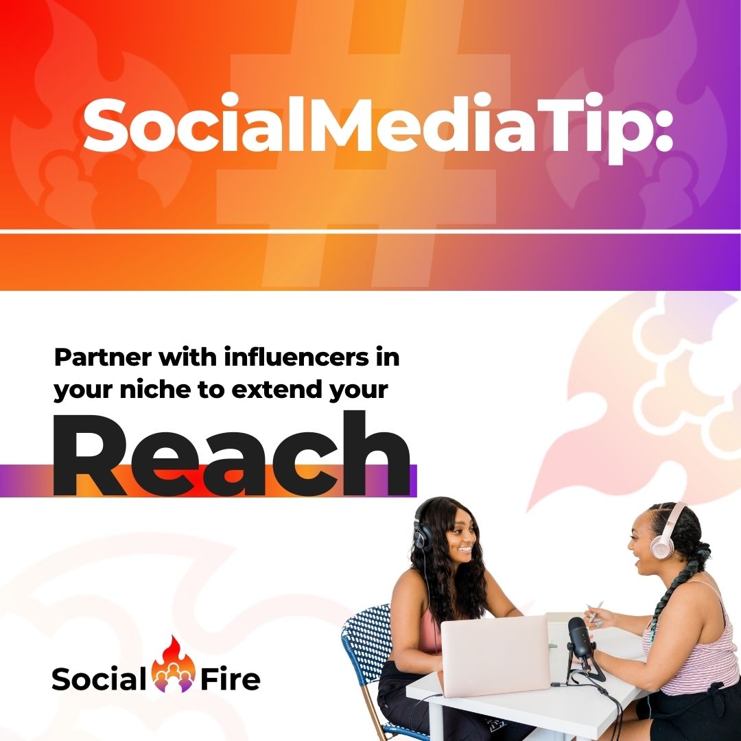 Leverage the power of influencers in your niche to expand your online presence and reach a wider audience.

#SocialMediaTip