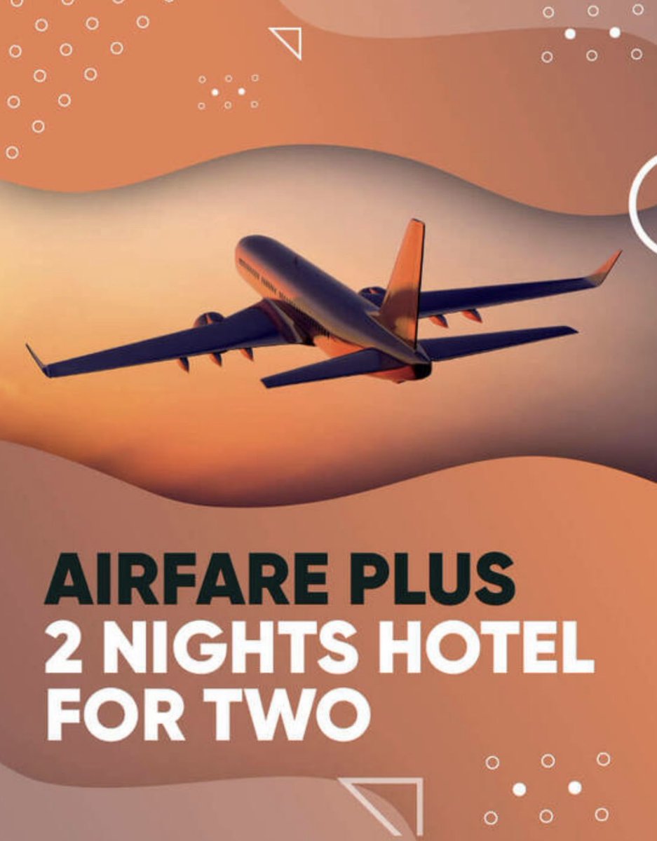 #Airfare plus #Hotel for two! @Delta @AmericanAir @JetBlue @Allegiant @Marriott @HiltonHotels @HolidayInn @RadissonHotels @NW_Airlines @SouthwestAir @united @FlyFrontier @SpiritAirlines @AlaskaAir @bestwestern @hotelsdotcom @FourSeasons @Expedia @Frommers @USNewsTravel #vacation