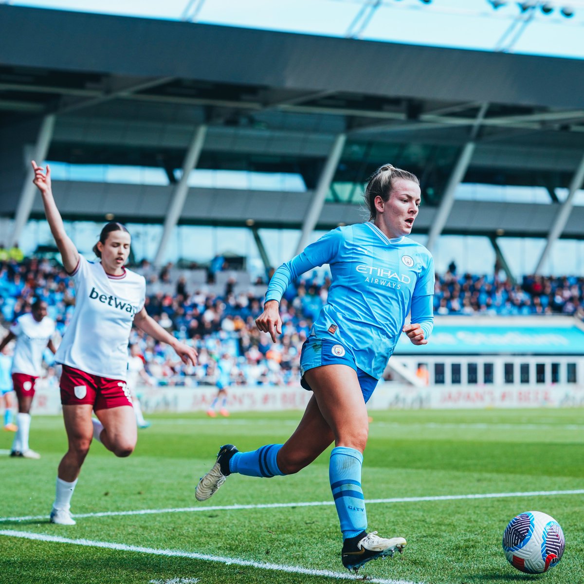 Let's go, Hempo! 👊 🩵 3-0 ⚒️ #ManCity