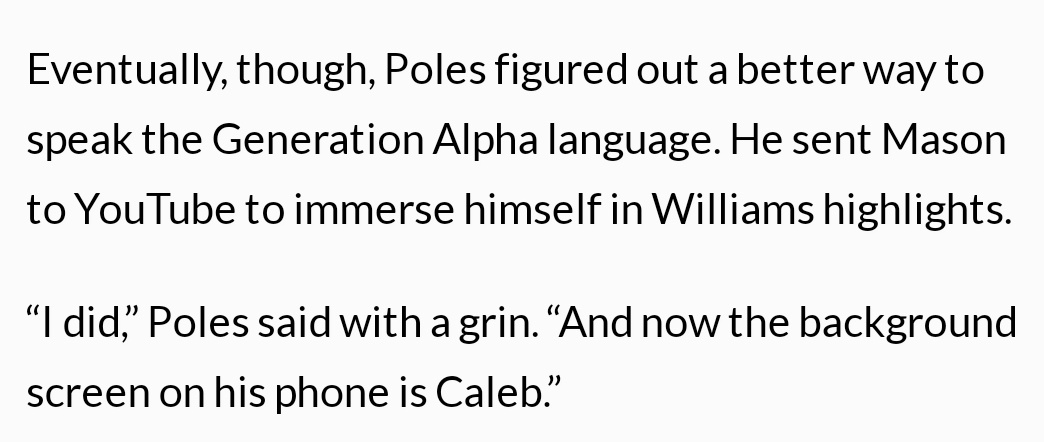 BrendanSugrue's tweet photo. Remember how Ryan Poles' son was heartbroken over Justin Fields being traded?

He now has Caleb Williams as his phone background.

Via @danwiederer with a great interview with Ryan Poles.

https://t.co/TjK55V7lob https://t.co/a5gmXpQHzh