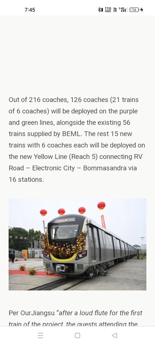 @ilovedishes @NanuShreyasMs @Lolita_TNIE @OfficialBMRCL @WFRising @0RRCA @KARailway @NammaMetro_ @maddyvoldy No ,crrc got contract to supply both dtg and cbtc lines .
21 dtg trains Will be supplied to bmrcl .
Go through this article once 
themetrorailguy.com/2023/11/19/ban…