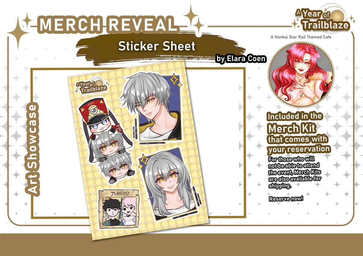 hsrannivcse's tweet photo. ✨ Merch Spotlight! ✨
Explore the incredible artworks of @ElaraCoenArts and Cyro Wolf, featured exclusively in our merch kit. These unique pieces capture the essence of the Honkai universe with vibrant detail and creativity.-
#AYearofTrailblaze #HSRFanEvent #Acesynergy https://t.co/E1ZQk53LL2