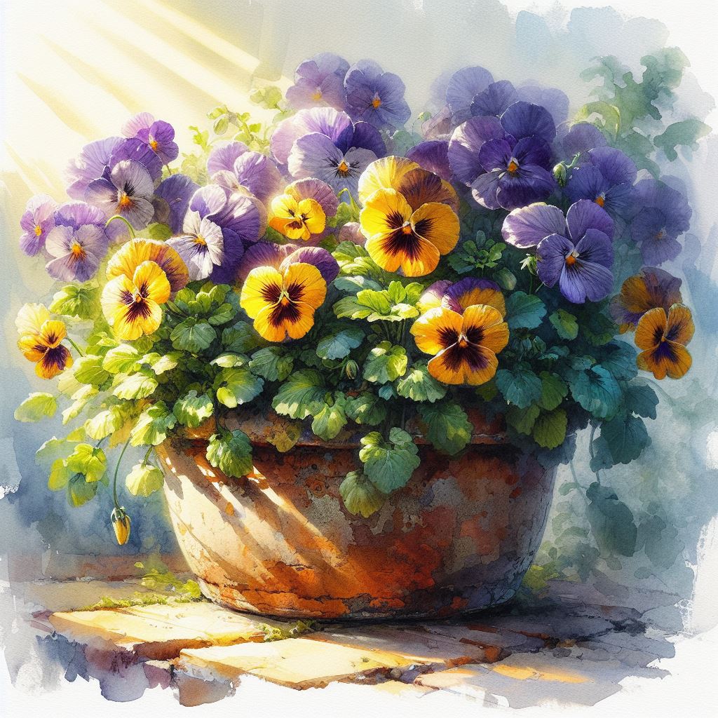 “And there is pansies; that's for thoughts” - William Shakespeare, 'Hamlet' #Flowers #Shakespeare #Hamlet #pansies #spring #blossom