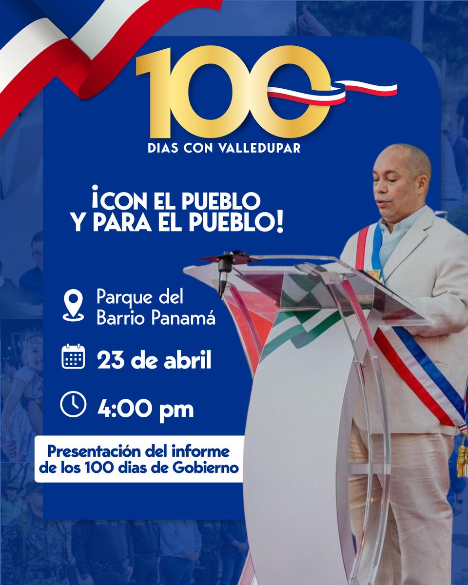 ErnestoOrozcoD's tweet photo. No hay otra misión más grande con la que haya soñado que servirle a Valledupar.
100 días concentrado en poder entregarles resultados.
Me eligió el pueblo por eso quise hacer esta entrega en el barrio Panamá en su cancha, rodeado de los líderes y su gente. https://t.co/P689hxEgSf