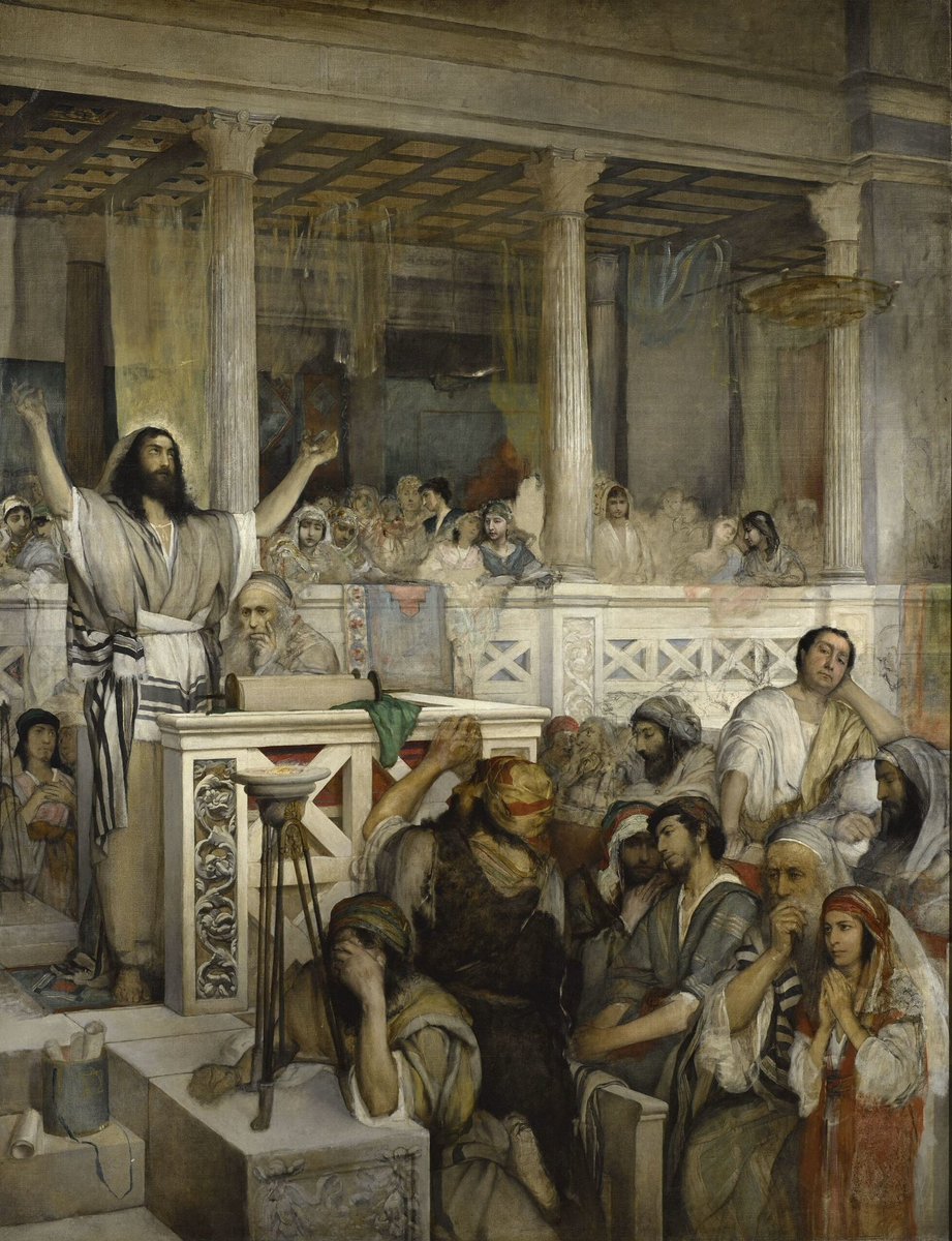 Christ Teaching at Capernaum
Maurycy Gottlieb
1878-79

“I am a Pole and a Jew and, God willing, I want to serve both.”
Gottlieb aimed to depict honorable moments in Polish-Jewish co-existence and highlight the common roots of Judaism and Christianity.