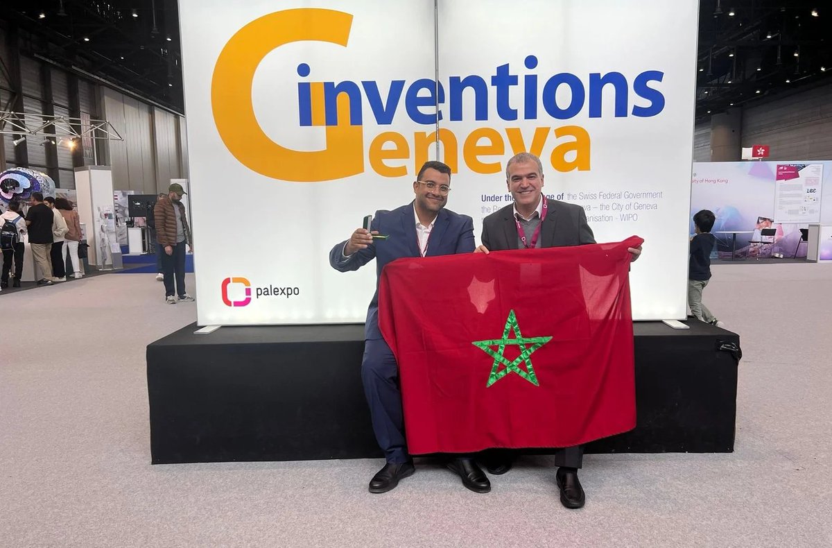 MDynamics5488's tweet photo. 🇨🇭🇲🇦Le #Maroc brille au Salon des inventions de #Genève 9⃣innovations présentées par une délégation de 12 membres #InnovationMaroc

4 médailles d’or🥇 et 2 d’argent🥈 remportées par l’Université de #Rabat, des inventeurs indépendants et l’Université internationale d’#Agadir https://t.co/R5ELZWH0Kv