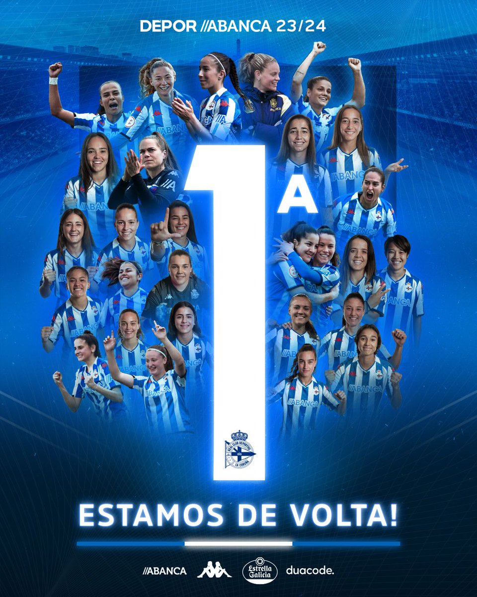 calasanzsoria's tweet photo. FELICIDADES @martacharle 
!TU SUEÑO SE HA HECHO REALIDAD!. Nada menos que ante 14.000 espectadores en Riazor.
Tú esfuerzo y el de tus padres ha merecido la pena. 🎉💙⚽👏🏆⚽💙 Enhorabuena @RCDeportivo https://t.co/y8Z4jjfSgv