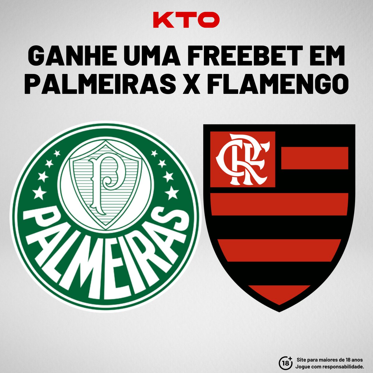 KTO_brasil's tweet photo. 🤑 GANHE 100 REAIS NO BRASILEIRÃO 🤑

Palmeiras e Flamengo se enfrentam nesta tarde de Brasileirão. Um confronto desse merece presentinho! 🎁

Regras para ganhar:

1⃣ Seguir a @KTO_brasil
2⃣ Dar RT nesse post
3⃣ Comentar um marcador de gol de Palmeiras x Flamengo + o minuto que esse marcador fará o gol (0 ao 90)

Exemplo: Flaco López, aos 85 minutos

✅ O primeiro que acertar leva 100 reais!

COMENTA LOGO! 🗣️

Importante: você pode comentar apenas um palpite!