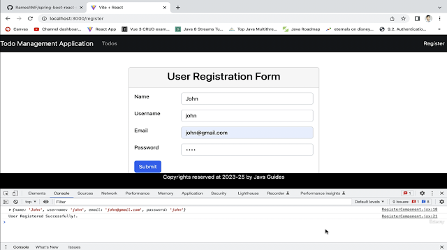 GuidesJava's tweet photo. Blog Post: React JS + Spring Boot Login and Registration Example https://t.co/XA9NMzboJI https://t.co/oLVHbMv5GJ