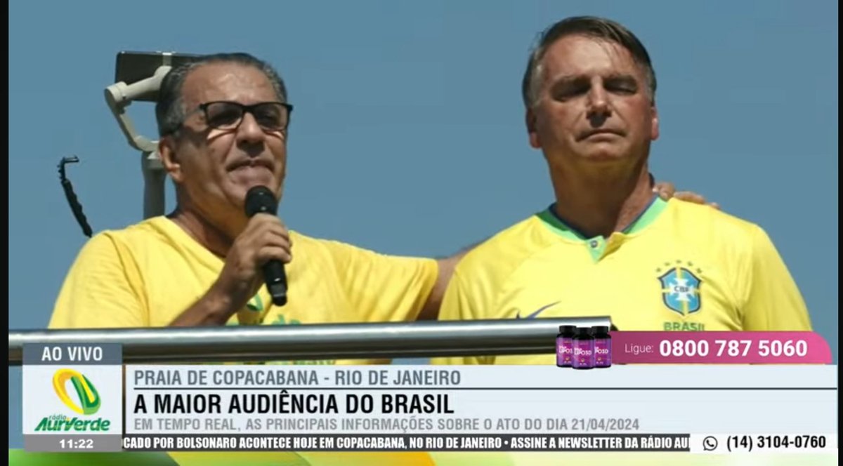 Rocha_fabih's tweet photo. Rio de Janeiro está mais lindo! 
O Presidente Bolsonaro chamou, o povo atendeu 👏🇧🇷VoltaBolsonaro !!!  #BolsonaristaComMuitoOrgulho #BolsonaroSaveTheBrazil #BolsonaroPresidente2026  🇧🇷 💚💛💙🤍 🙏 https://t.co/aQjSUxPh27