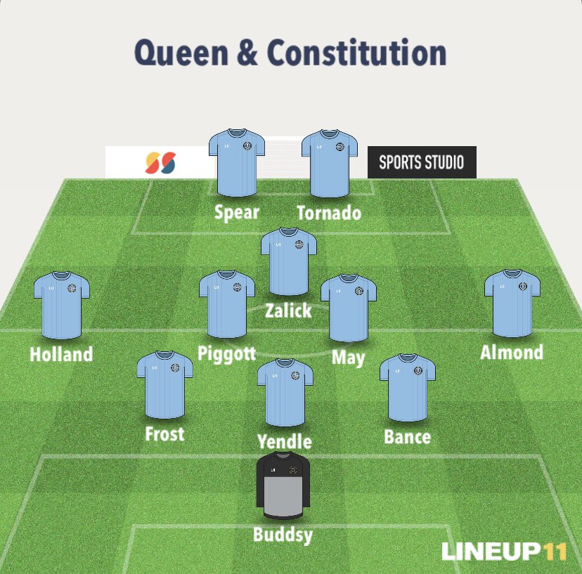 Queen & Constitution FC tweet media