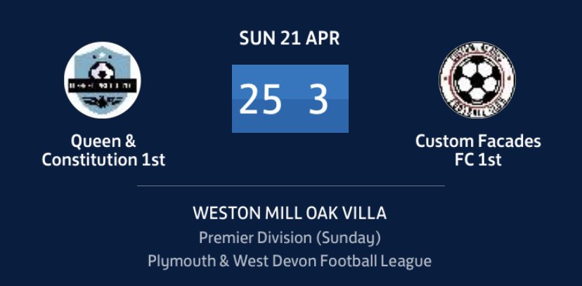 Queen & Constitution FC tweet media