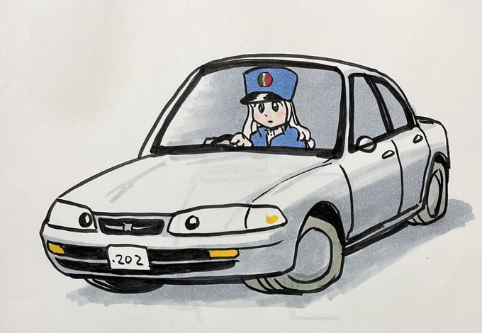 「車 帽子」のTwitter画像/イラスト(新着)
