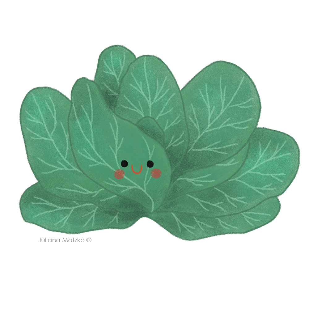 Collard or Couve (in Brazil).

Another cute vegetable for a personal project.

#collard #couve #VegetableGarden #Food #CuteVegetables #Vegetables #Cute #CharacterDesign #kidlitart #kidlitartist #childrenspublishing #childrenillustration #illustration #illustrator #JulianaMotzko