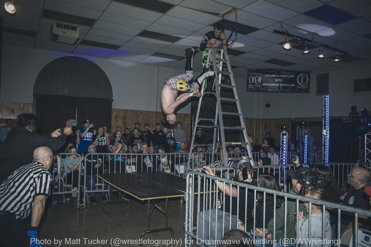 @DWWrestling Tag Team Championship Ladder Match @12GaigeWrestles @HunterHold22 @MarcusMathers1 @thedylnmckay