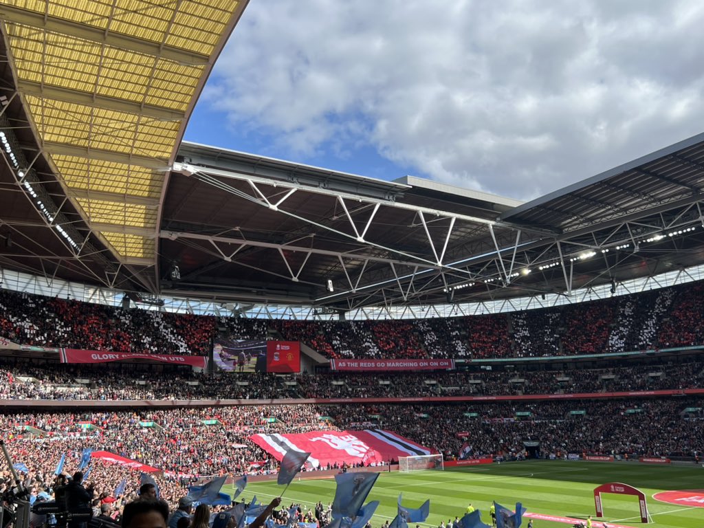 MUFC end at Wembley.