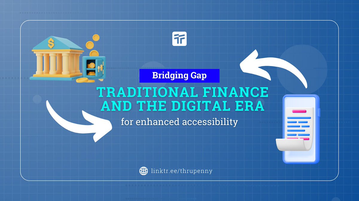 Setting a new standard for accessibility Thrupenny bridges the gap between traditional finance and the digital era. #FinancialFreedom #blockchain