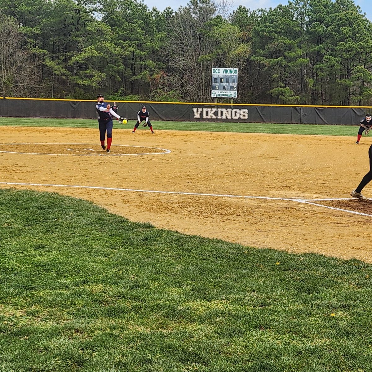 Ocean County College Softball travels to Salem CC this afternoon for a 12 P.M. doubleheader versus the Mighty Oaks! Let's go, ladies! 🥎 Live links: Game 1: youtube.com/live/tr_2Br11A… Game 2: youtube.com/live/iOH_3tJ-K…