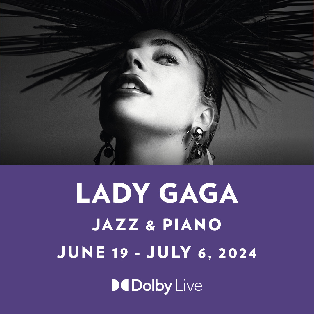 It never hurts to improvise. That's why we're all in Vegas. Riff with @ladygaga's Jazz & Piano performance at #DolbyLive @parkmgm—Tickets on sale now: mgm.aria.com/vnfnkg0q