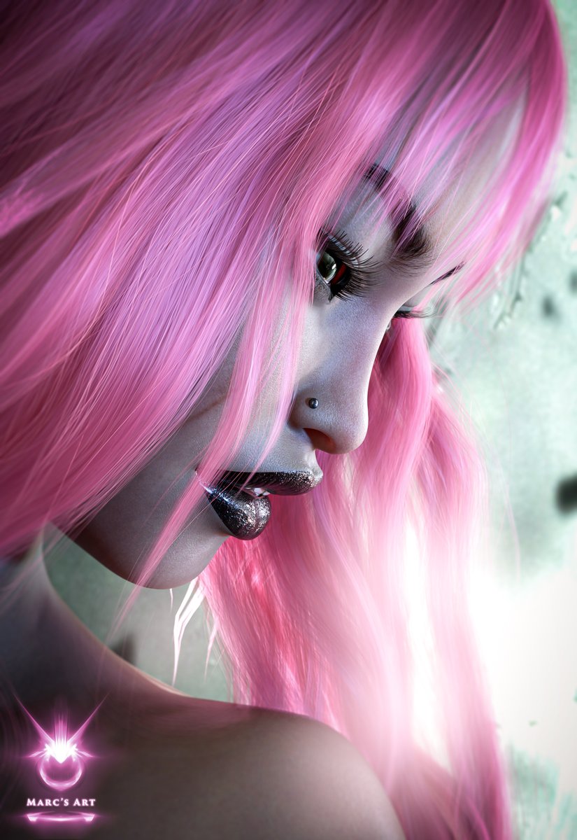 MarcHill77's tweet photo. MA Pink Hair via @artstationhq https://t.co/YvfSLYtw4Z https://t.co/W3wkOOjQX8