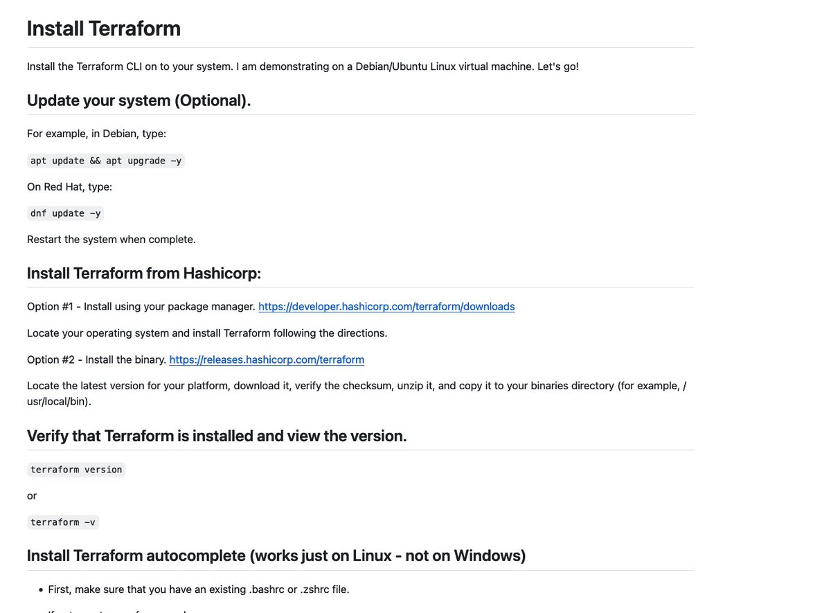 Terraform on Azure Tip! Implement an AVD Infrastructure! Prepare the local host! github.com/tomwechsler/te… @HashiCorp @HashiCorpUsers @Azure @Microsoft