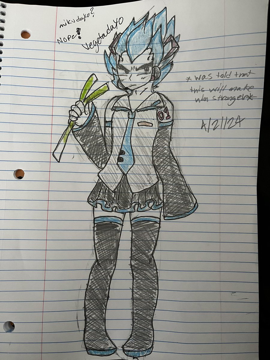 Miku dayo?
NOPE!
Vegeta dayo!
#dbzfanart #dbs #vegeta #mikudayo #HatsuneMiku