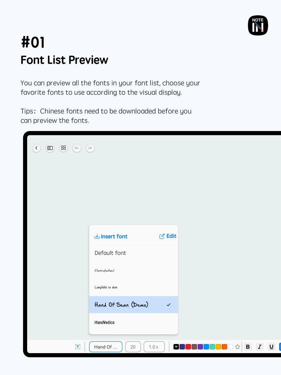 Notein_App's tweet photo. 🔊Notein now supports preview and editing for textbox fonts!😍 🗒️Let’s update the app to the latest version and enjoy the smooth reading and writing experience with #Notein! 📝📚

#studynotes #studyhacks #digitalnotes #notetaking #studytwt #pentoolbox #androidapps https://t.co/v4EAhv8M9L