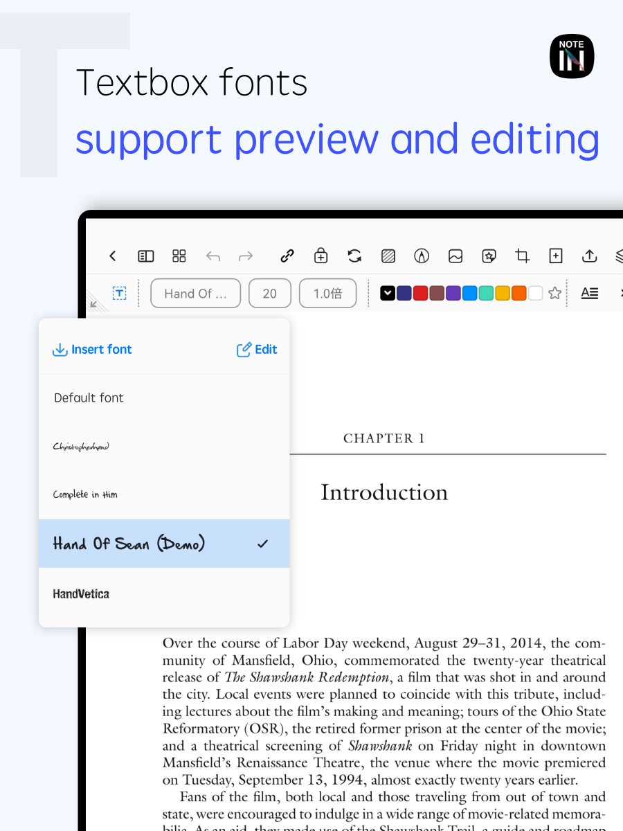 Notein_App's tweet photo. 🔊Notein now supports preview and editing for textbox fonts!😍 🗒️Let’s update the app to the latest version and enjoy the smooth reading and writing experience with #Notein! 📝📚

#studynotes #studyhacks #digitalnotes #notetaking #studytwt #pentoolbox #androidapps https://t.co/v4EAhv8M9L