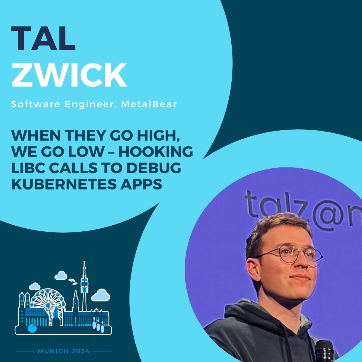 🎉 Happy to welcome Tal Zwick to KCD 2024! Catch his insightful talk: 'When They Go High, We Go Low – Hooking Libc Calls To Debug Kubernetes Apps.' #KCD2024 #KubernetesDebugging #CloudNative #SpeakerAnnouncement