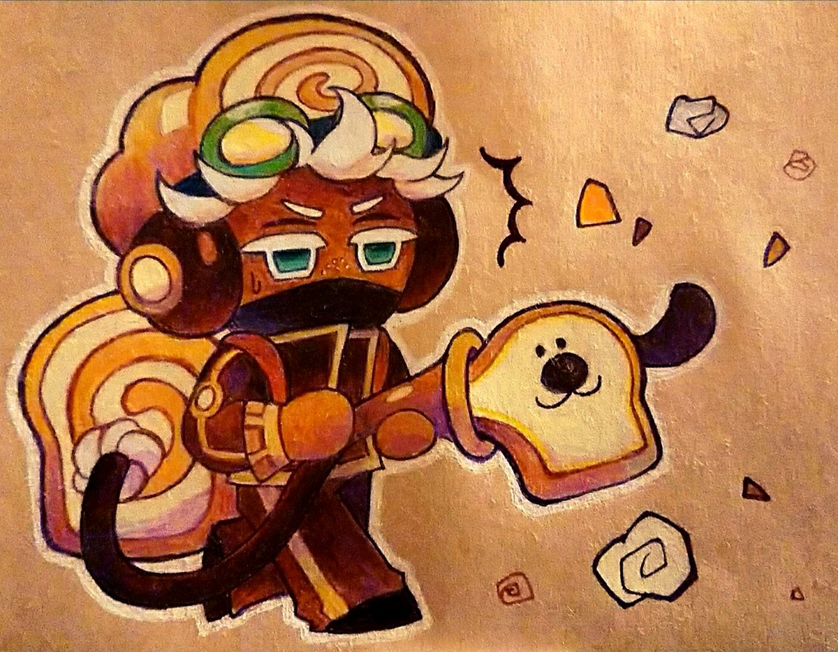 #cookierun #クッキーラン
マーブル食パンくん🍞
目の前のやつを吸う仕様にびっくりして衝動的に描いた!!通常の磁力系とはまたちがった感じでおもしろい!