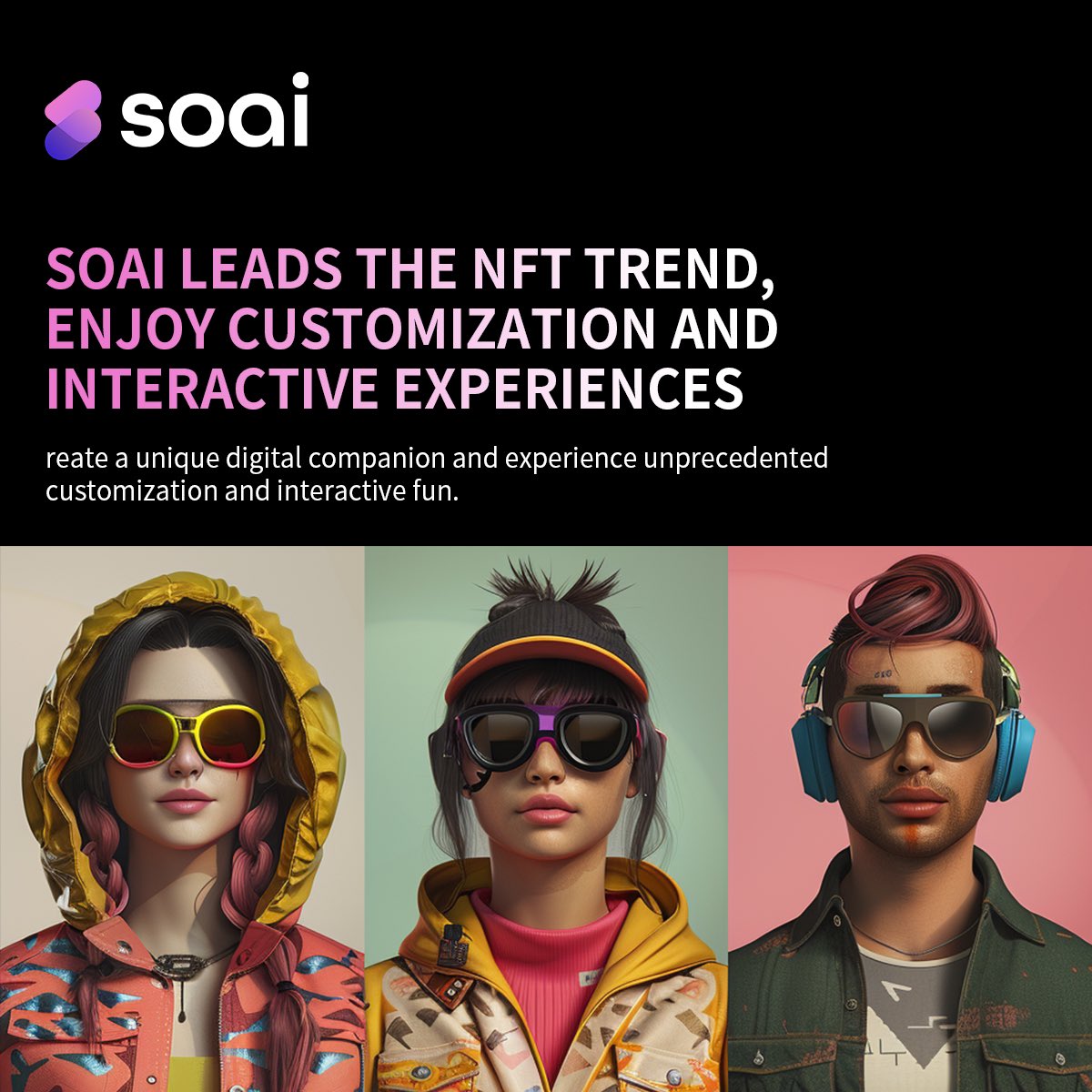 The SOAI emotional companion library covers 40 types of characters with different personalities, professions, interests and hobbies. Each AI companion has rich facial expressions and body movements. In the process of interacting with the user, the virtual image of the AI…