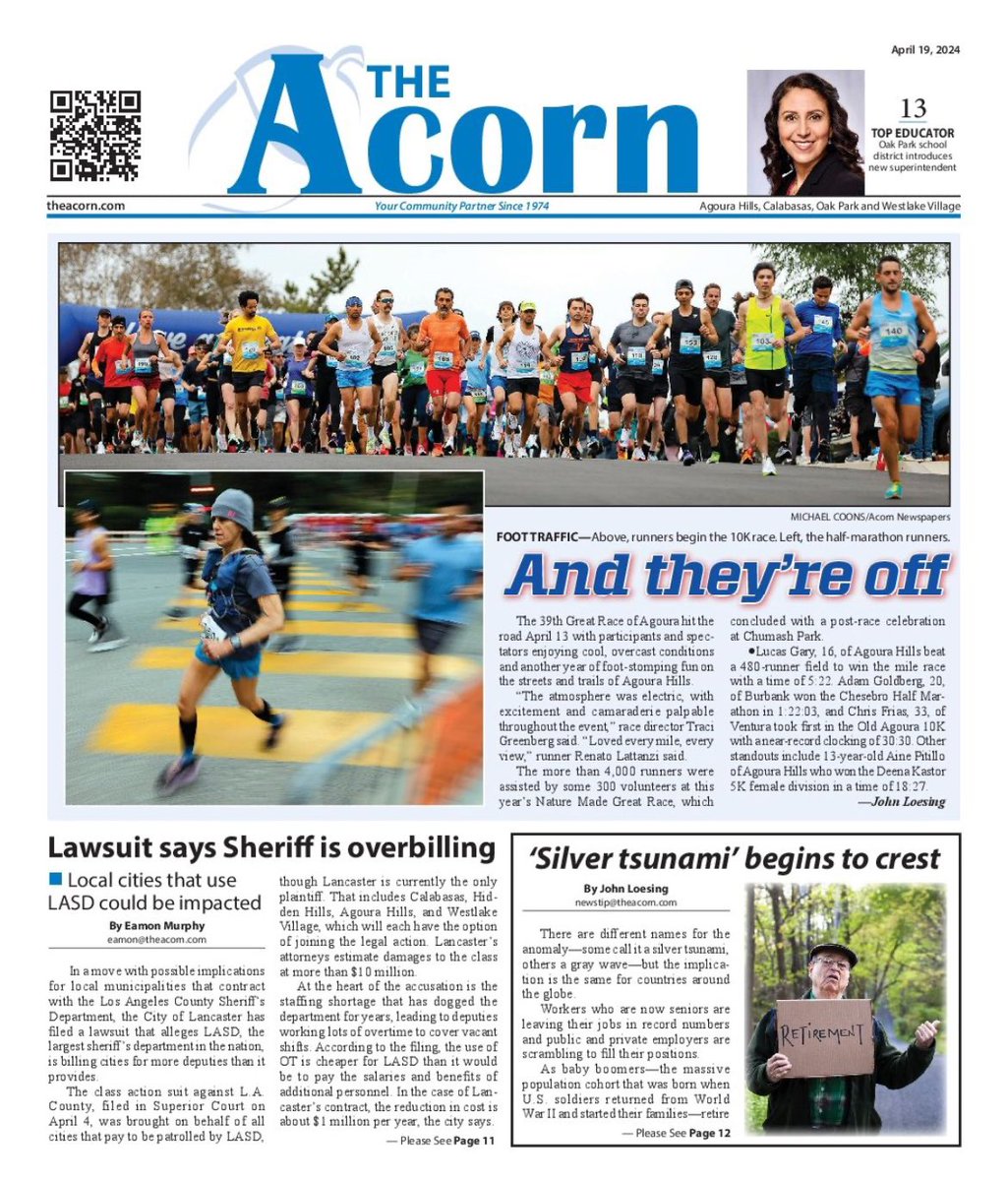 Check out this week’s Acorn newspaper. Copies arrive each week in your email inbox, and a subscription is free. digitaledition.theacorn.com/html5/reader/p…