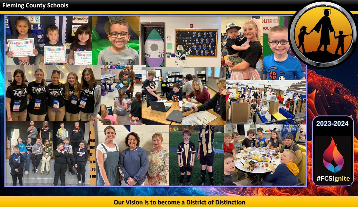 FCSSuper's tweet photo. The @flemingschools Weekly Pic Cloud. Our Vision is to become a District of Distinction. #FCSIgnite student growth throughout the 2023-2024 School Year. Create inspiring, empowering, and personalized #FCSMoments! Have a #FCSBold week. #FCSOurStory #FCSReadySetGROW #Edchat #KDEL3 https://t.co/XsKivERC52