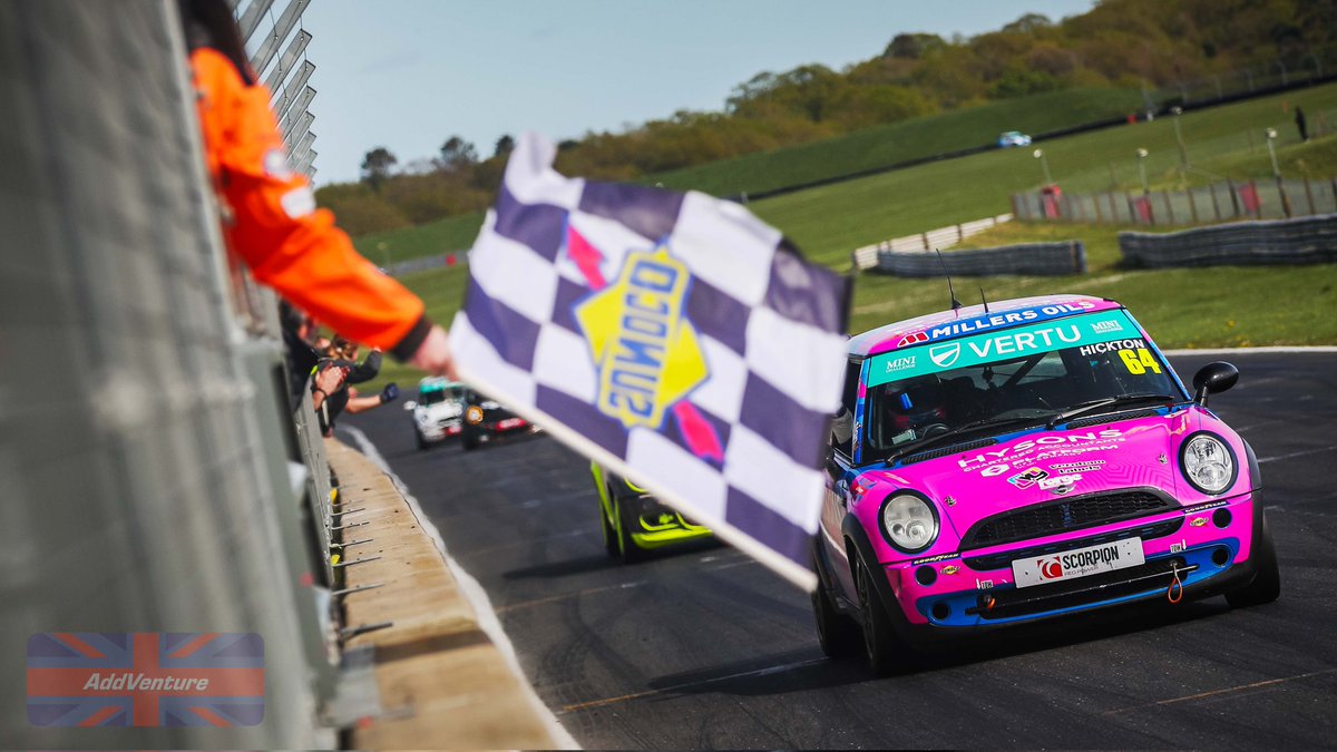 This time last week saw @Addventure_AKFS sponsored racing driver Harry Hickton take on the first rounds of the #MINI Challenge Trophy series and come away with P2 in race 1, P1 in race 2, AND P1 race 3! Almost a perfect haul of points for Harry and we couldn’t be happier for him