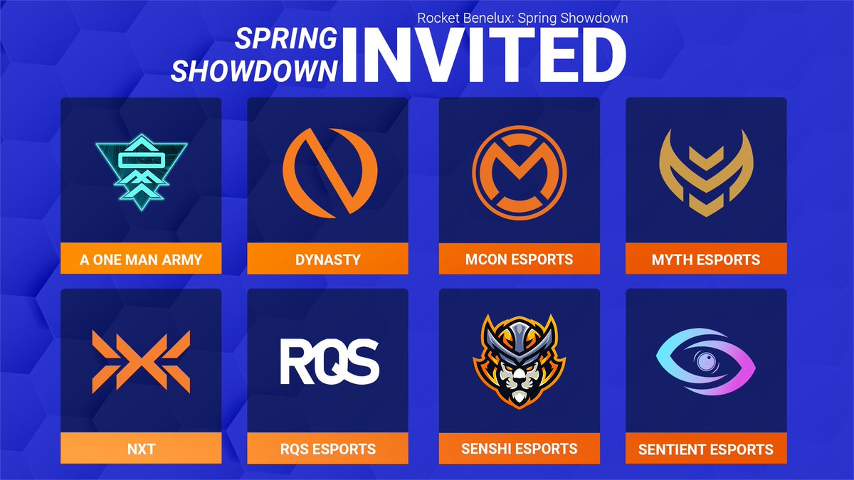 ‼️ 𝗜𝗡𝗩𝗜𝗧𝗘𝗗 ‼️ We are happy to announce that we are invited to the @RocketBenelux Spring Showdown! Good luck to all teams, and see you on the field!