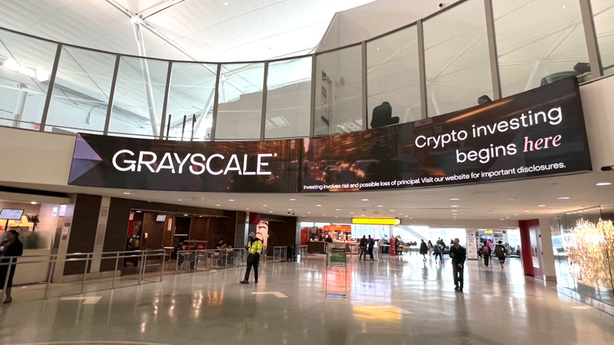Crypto investing begins here ✈️ Investing involves risk and possible loss of principal. Visit our website for important disclosures: grayscale.com