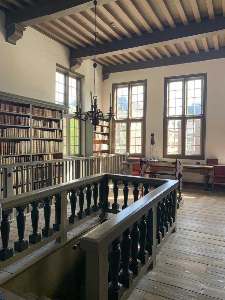 A privilege to visit the wonderful Bibliotecha Thysiana in Leiden and our host Professor Paul Hoftijzer @ubleiden