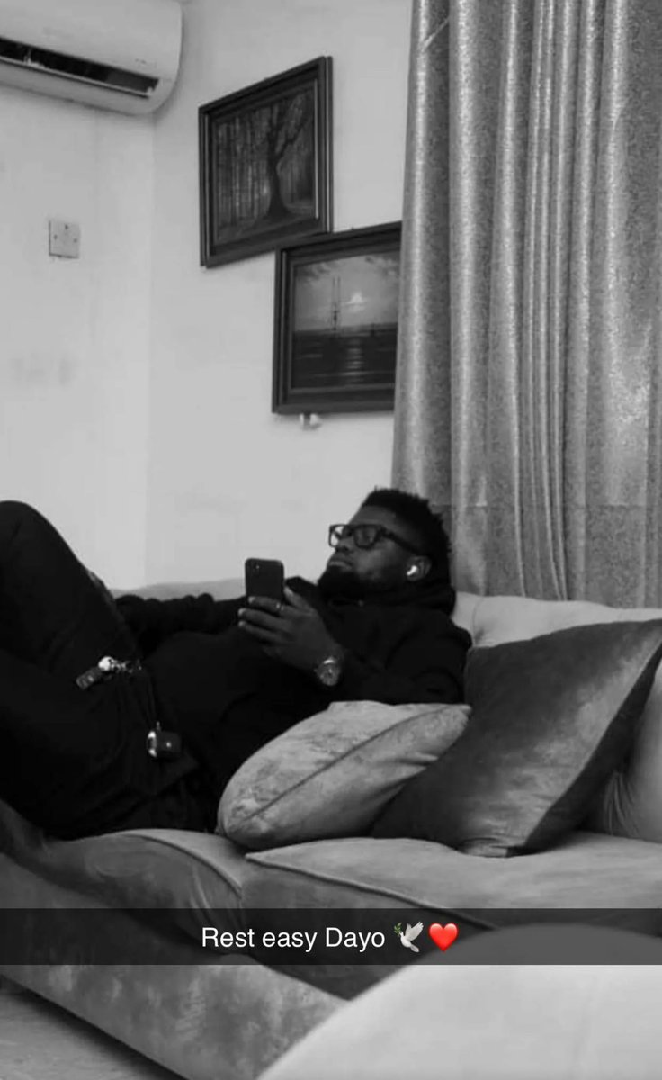 Pamilerin's tweet photo. Rest in peace Dayo 🕊️ https://t.co/5YpFVGZCS4
