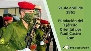 Felicitaciones para los combatientes del Ejército Oriental, El Señor Ejército, en su Aniversario 62. 

#ALaPatriaManosYCorazón