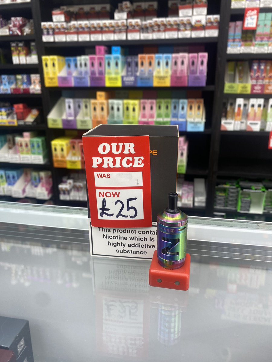 Looking for a tank to run salts in. 
Come check out the Geekvape MTL TANK 
Great flavour with the crystal salts! 
Just £25 

#vape #vapers #vapelife #ecig #vapeporn #quitsmoking #smokefree #flavours #ivapelounge #eccles #ecclesvape #manchester #trend #vaporesso #geekvape #OXVA