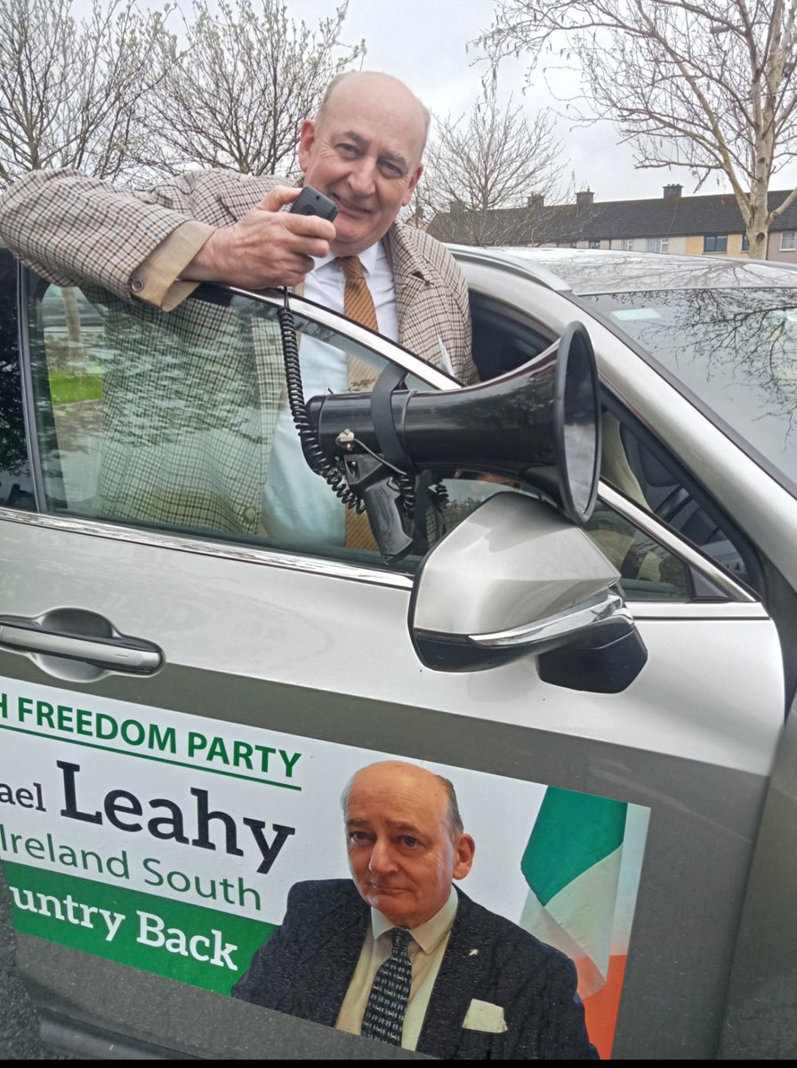 The 'mean machine' made a big hit in Bagenalstown, Co Carlow on Saturday. As soon as people see our policies, on controlling immigration on protecting kids, on supporting small business,  they realise that there is a real alternative to the Uniparty Left. Vote No 1, Leahy, June 7