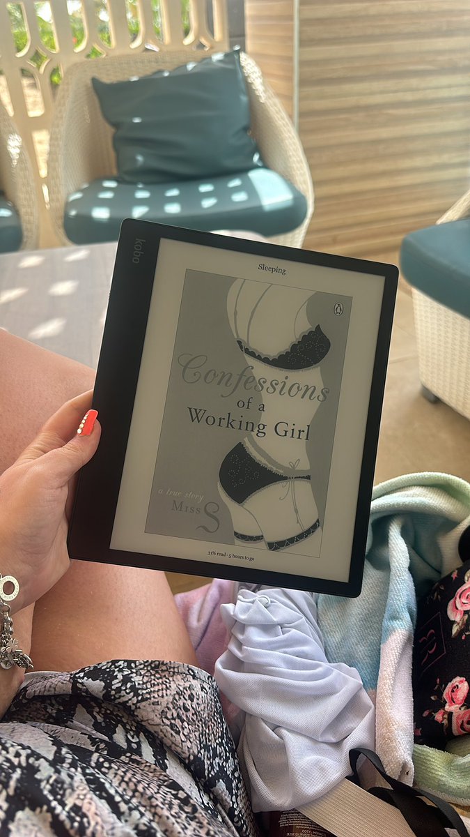 SecretHookerUK's tweet photo. Clients working most of our holiday were on so spend my first week reading this, can anyone recommend another book similar to this that’s worth a read?!?! 📚 https://t.co/UPnX9Fy47K