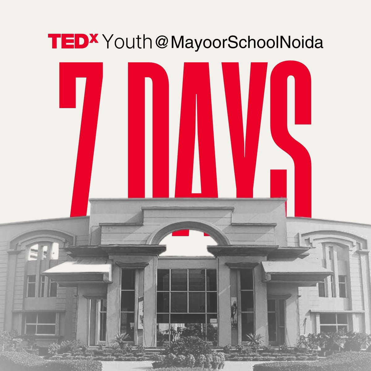 TEDxMSN's tweet photo. Get set to open the gates of knowledge wide! Are you ready to dive in? Just 7 days left‼️ https://t.co/73GxfhV5fo