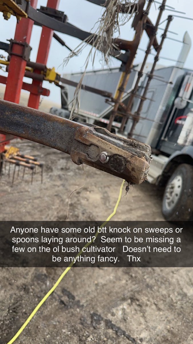 Anyone have some old sweeps or spikes laying around to fit btt knock ons? Just need some for the old bush machine. Se sk or sw mb would be ideal. Thx
