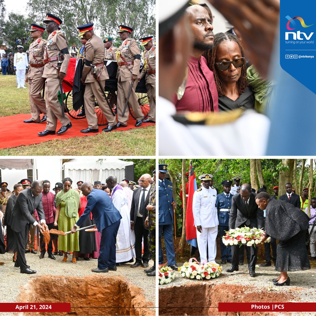 IN PICTURES: CDF General Francis Ogolla laid to rest at his home in Siaya County